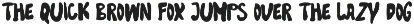 Recter Torent Handmade Display Font preview