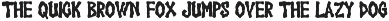 Toxcyde Experimental Display Font font preview