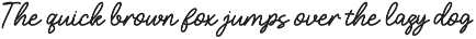 Holines a monoline script font preview