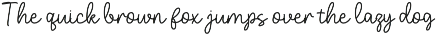 Holines a monoline script font preview