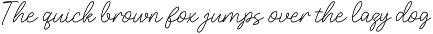 Holines a monoline script font preview