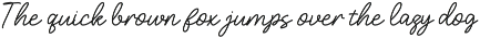 Holines a monoline script font preview