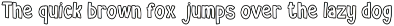 Hustled Emerald - Messy Outline Font preview
