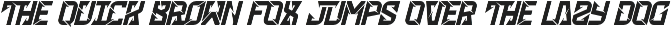 Exploring Vastness - Sport Font preview