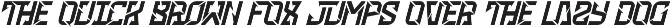 Exploring Vastness - Sport Font preview