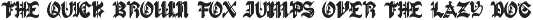 Black Guando - Old English Font preview
