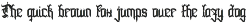 Deaths Hallows- Medieval Blackletter font preview