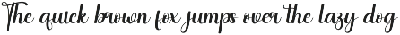 Body | Script Font preview