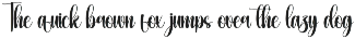 Wednesday | Script Font preview