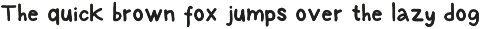Tiger color font preview