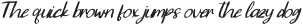 CF Giveryna Italic otf (400) Sample