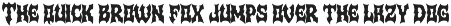 Sad Rock Typeface font preview