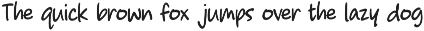 Angry Potato: fun handwriting font! preview