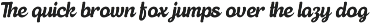 Sounds Analog Bold Retro Script preview