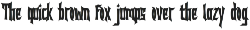 Domenvidel Blackmetal Font preview