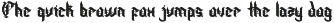 Sinevas - Modern Blackletter Font font preview