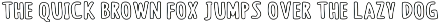 DANTE Outline Font font preview