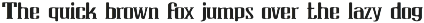 CRIGO display font preview