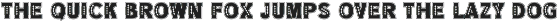Baseball Slab Outline Font font preview