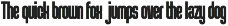 THE DISPLAY FONT preview