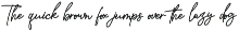 Matric font preview