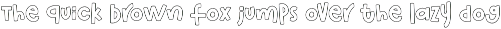 The Spring - Cute Solid Outline Font preview