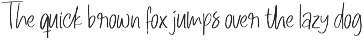 Prettyloura Handwritten Font preview