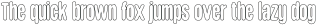 Godger Rounded Outline otf (400) Sample