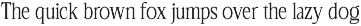 CS Rosetta – Classic Font preview