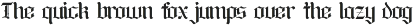 Lionkin Stylish Blackletter Font preview