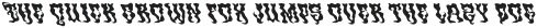 CS Rampage Reverse Italic otf (400) Sample