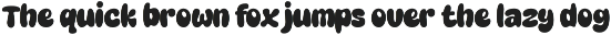Cloudy Peaches - Bubble Font font preview