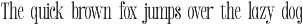 Salgirfen Modern Serif Font preview