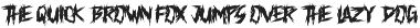 WANGSUL - Horror Font preview