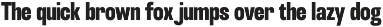 Munich - Condensed Font preview