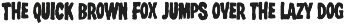 Monster Graveyard - Horror Font preview