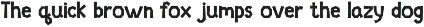 Beach | Display Font preview