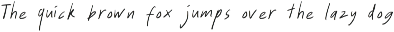 The Blank Weirdos Handwritten Font preview