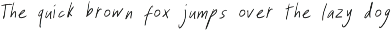 The Blank Weirdos Handwritten Font preview