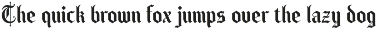 CS Saunter – Old English Font preview