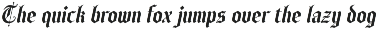 CS Saunter – Old English Font preview