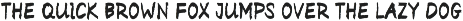 Brush font Revolution. preview
