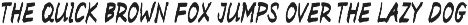 Brush font Revolution. preview