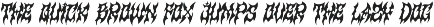 Wyshper Bold Crossover Hardcore Font preview