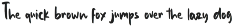 Milk Shine font preview
