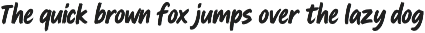 Gerbox brush font preview