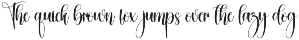 Mountain | Script Font preview
