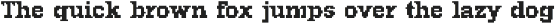 Hercules Pixel Font preview