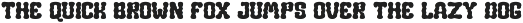 GF Bumpie - Wavy Display Font font preview