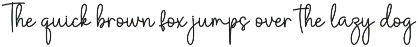 Nature | Script Font preview